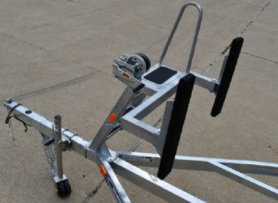 galvanized pontoon boat trailer