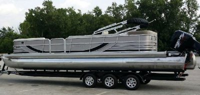 triple axle pontoon trailer